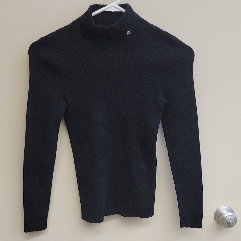 Lauren Ralph Lauren Black Turtleneck Sweater
